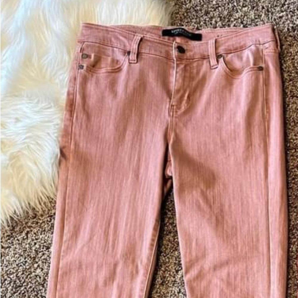 Liverpool Abby skinny ankle jeans size 6 blush pink